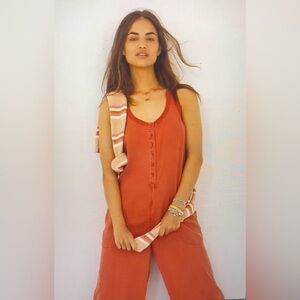NWT Anthropologie Saturday Sunday brand Jumpsuit Romper Sz XL